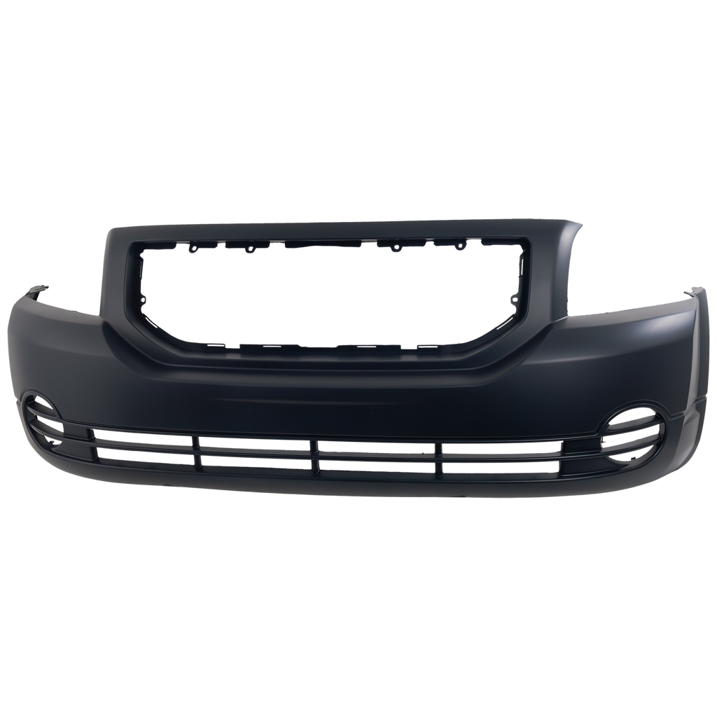 CALIBER 07-12 FRONT BUMPER COVER, Primed, w/o Fog Light Holes - CAPA