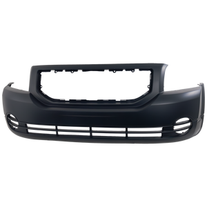 CALIBER 07-12 FRONT BUMPER COVER, Primed, w/o Fog Light Holes - CAPA