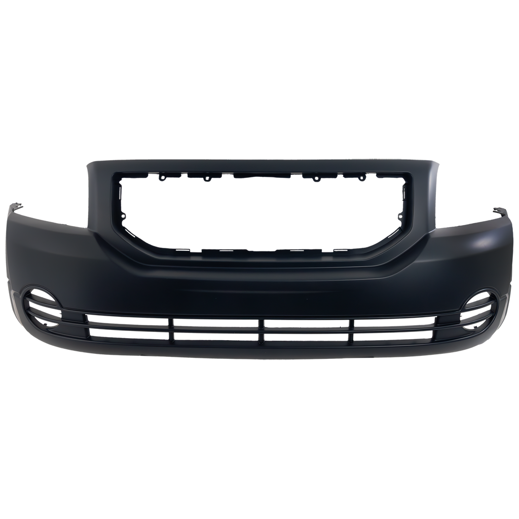 CALIBER 07-12 FRONT BUMPER COVER, Primed, w/o Fog Light Holes - CAPA