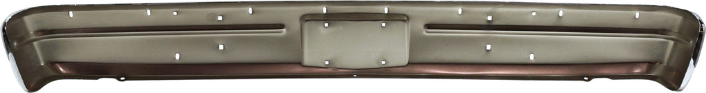 DODGE FULL SIZE P/U 91-93 FRONT BUMPER, Face Bar, Step Type, Chrome, w/ Molding Holes