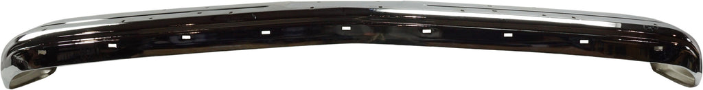 DODGE FULL SIZE P/U 91-93 FRONT BUMPER, Face Bar, Step Type, Chrome, w/ Molding Holes