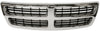 DODGE FULL SIZE VAN 98-03 GRILLE, Plastic, Chr Shll/Ptd-Blk Insrt
