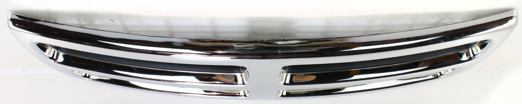 DODGE FULL SIZE VAN 98-03 GRILLE, Plastic, Chr Shll/Ptd-Blk Insrt