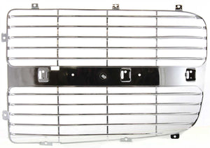 DODGE FULL SIZE P/U 02-05 GRILLE INSERT RH, Horizontal Bar, Chrome