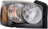 DAKOTA 06-07 HEAD LAMP RH, Assembly, Halogen, Black Interior, w/o Corner Light Bulb Shield