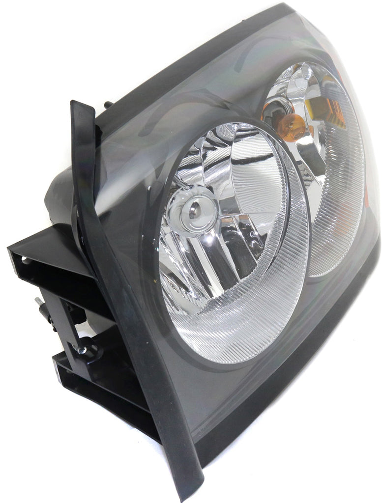 Head Lamp Left Driver Side For 2006-2007 Dodge Dakota Assembly Halogen Black Interior Replacement D100140