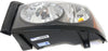 Head Lamp Left Driver Side For 2006-2007 Dodge Dakota Assembly Halogen Black Interior Replacement D100140