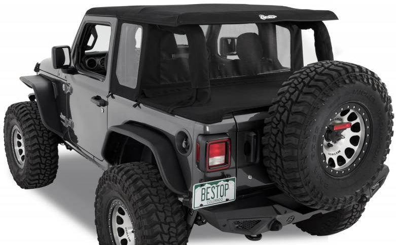 Halftop Conversion Kit - '18-21 Wrangler JL 2-Door (Black Twill)