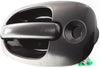 TOWN AND COUNTRY 96-00 FRONT EXTERIOR DOOR HANDLE RH, Smooth Black, w/ Keyhole, Plastic