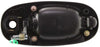 TOWN AND COUNTRY 96-00 FRONT EXTERIOR DOOR HANDLE RH, Smooth Black, w/ Keyhole, Plastic