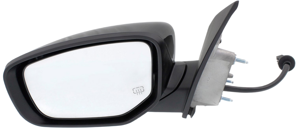 DART 14-15 MIRROR LH, Power, Manual Folding, Heated, Paintable, w/o Puddle and Signal Lights