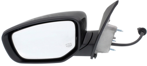 DART 14-15 MIRROR LH, Power, Manual Folding, Heated, Paintable, w/o Puddle and Signal Lights