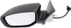 DART 14-15 MIRROR LH, Power, Manual Folding, Heated, Paintable, w/o Puddle and Signal Lights