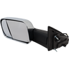 RAM 1500 P/U 19-21 TOWING MIRROR LH, Power, Manual Folding, Heated, Chrome, w/ Memory, Puddle Light, and Signal Light, w/o BSD and Surround View Camera