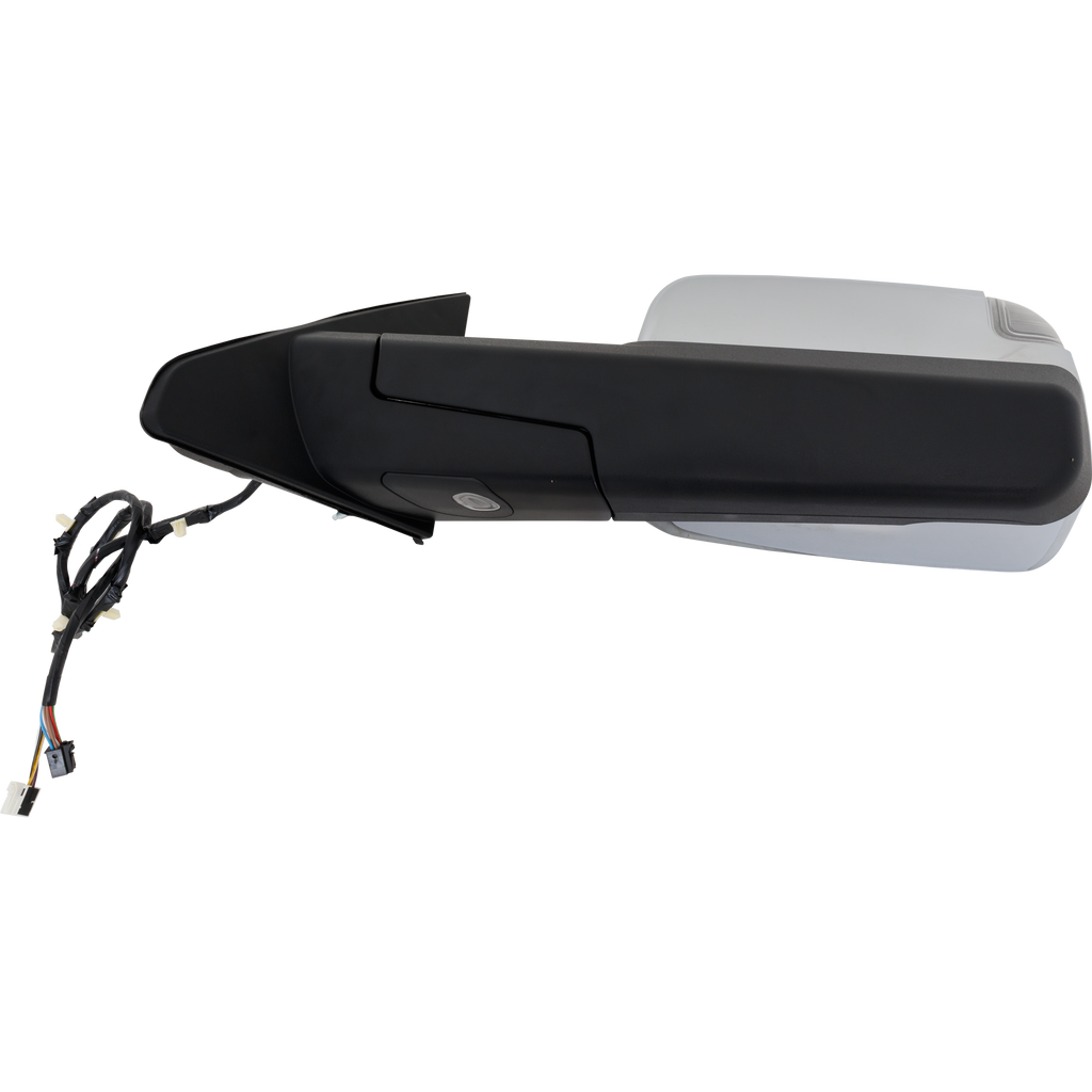 RAM 1500 P/U 19-21 TOWING MIRROR LH, Power, Manual Folding, Heated, Chrome, w/ Memory, Puddle Light, and Signal Light, w/o BSD and Surround View Camera