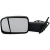 RAM 1500 P/U 20-22 TOWING MIRROR LH, Power, Manual Folding, Heated, Textured, w/ Memory, Puddle Light, Signal Light, and Temp Sensor, w/o BSD and Surround View Camera