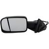 RAM 1500 P/U 20-22 TOWING MIRROR LH, Power, Manual Folding, Heated, Textured, w/ Memory, Puddle Light, Signal Light, and Temp Sensor, w/o BSD and Surround View Camera
