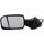 RAM 1500 P/U 20-22 TOWING MIRROR LH, Power, Manual Folding, Heated, Textured, w/ Memory, Puddle Light, Signal Light, and Temp Sensor, w/o BSD and Surround View Camera