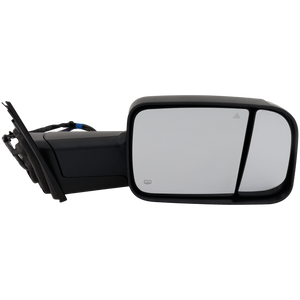 RAM 1500 P/U 20-22 TOWING MIRROR RH, Power, Manual Folding, Heated, Textured, w/ BSD, Memory, Puddle Light, and Signal Light, w/o Surround View Camera