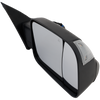 RAM 1500 P/U 20-22 TOWING MIRROR RH, Power, Manual Folding, Heated, Textured, w/ BSD, Memory, Puddle Light, and Signal Light, w/o Surround View Camera
