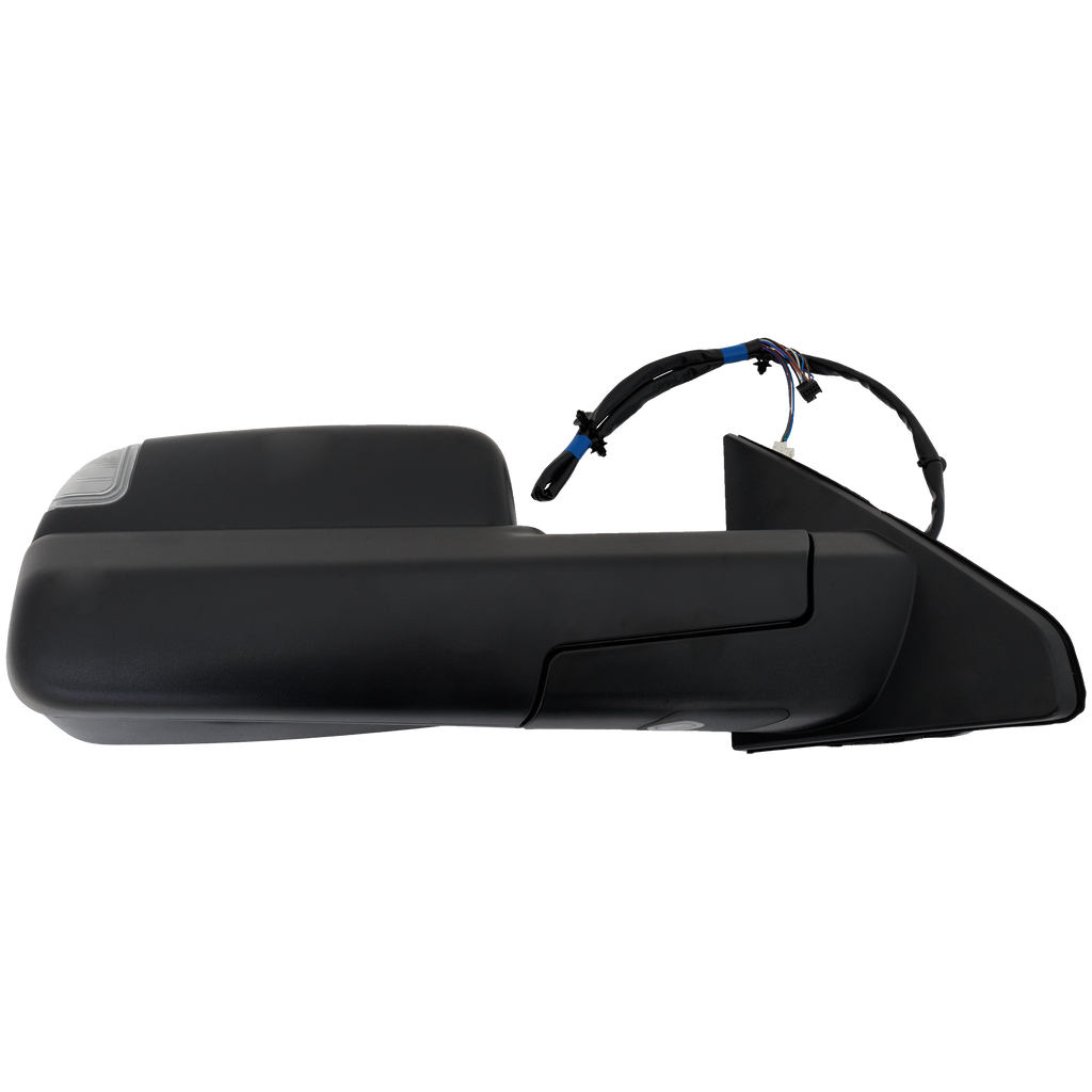 RAM 1500 P/U 20-22 TOWING MIRROR RH, Power, Manual Folding, Heated, Textured, w/ BSD, Memory, Puddle Light, and Signal Light, w/o Surround View Camera