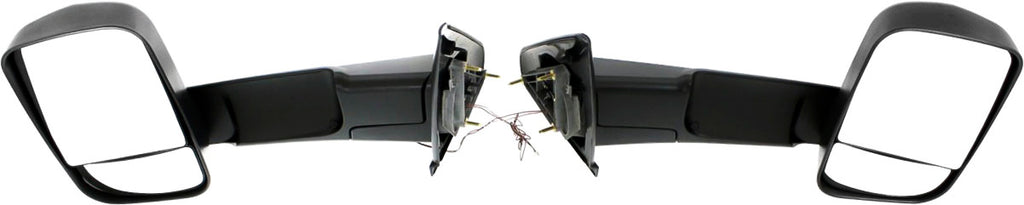RAM 1500 P/U 1500 02-08/RAM 2500/3500 P/U 03-09 TOWING MIRROR RH AND LH, Manual Adjust, Manual Folding, Non-Heated, Paintable, w/ Signal Light, Dual Glass