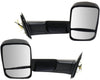 RAM 1500 P/U 1500 02-08/RAM 2500/3500 P/U 03-09 TOWING MIRROR RH AND LH, Manual Adjust, Manual Folding, Non-Heated, Paintable, w/ Puddle and Signal Lights, Dual Glass