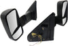 RAM 1500 P/U 1500 02-08/RAM 2500/3500 P/U 03-09 TOWING MIRROR RH AND LH, Manual Adjust, Manual Folding, Non-Heated, Paintable, w/ Puddle and Signal Lights, Dual Glass