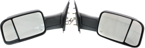 RAM 1500 P/U 1500 02-08/RAM 2500/3500 P/U 03-09 TOWING MIRROR RH AND LH, Power, Manual Folding, Heated, Paintable, w/ Signal Light, Dual Glass