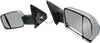 RAM 1500 P/U 1500 02-08/RAM 2500/3500 P/U 03-09 TOWING MIRROR RH AND LH, Power, Manual Folding, Heated, Chrome, w/ Signal Light, Dual Glass