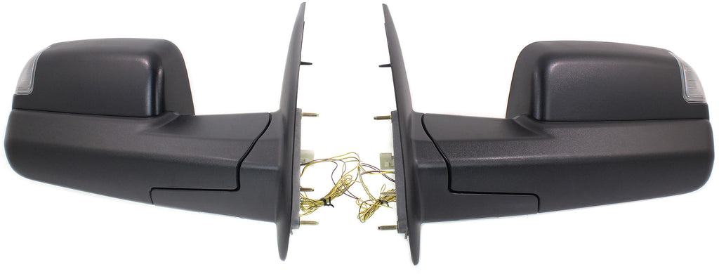 RAM 1500 P/U 1500 02-08/RAM 2500/3500 P/U 03-09 TOWING MIRROR RH AND LH, Power, Manual Folding, Heated, Paintable, w/ Puddle and Signal Lights, Dual Glass