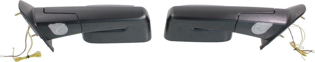 RAM 1500 P/U 1500 02-08/RAM 2500/3500 P/U 03-09 TOWING MIRROR RH AND LH, Power, Manual Folding, Heated, Paintable, w/ Puddle and Signal Lights, Dual Glass