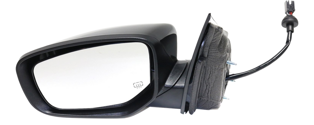 DART 16-16 MIRROR LH, Power, Manual Folding, Heated, Paintable, w/o Signal Light