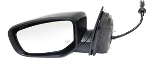 DART 16-16 MIRROR LH, Power, Manual Folding, Heated, Paintable, w/o Signal Light