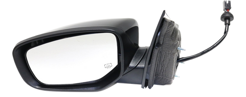 DART 16-16 MIRROR LH, Power, Manual Folding, Heated, Paintable, w/o Signal Light