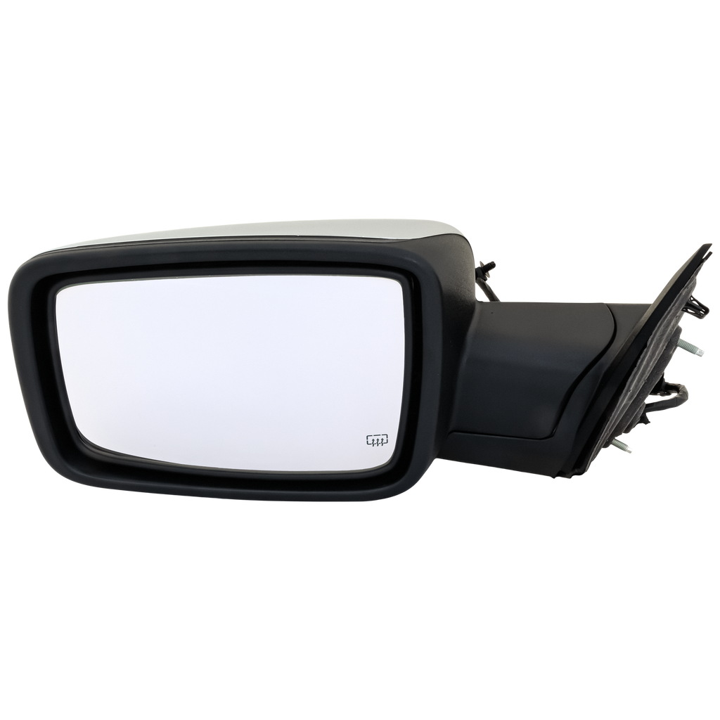 RAM 1500/2500 P/U 13-13 MIRROR LH, Non-Towing, Power, Manual Folding, Heated, Chrome, w/ Auto Dimming, Memory, Puddle Light, and Signal Light, Laramie/Laramie Longhorn Models