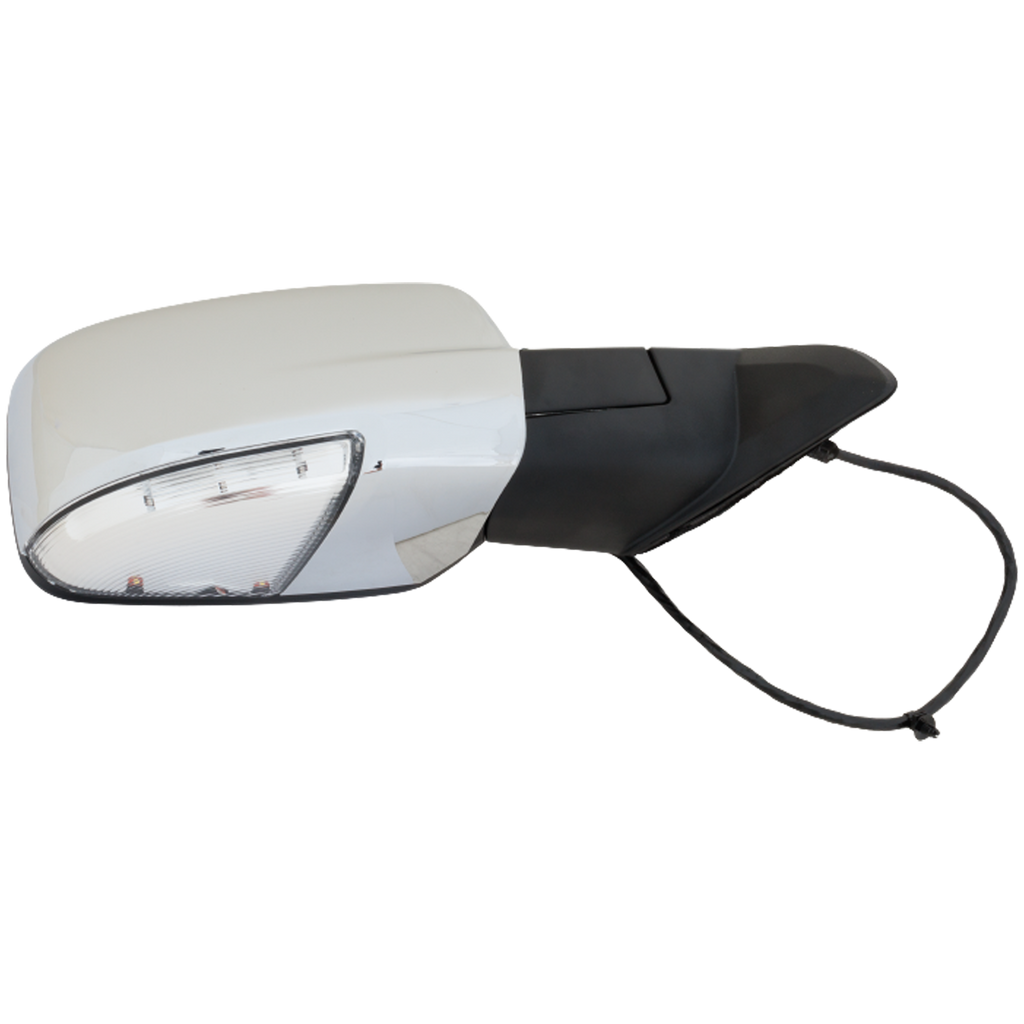 RAM 1500/2500 P/U 13-13 MIRROR RH, Non-Towing, Power, Manual Folding, Heated, Chrome, w/ Auto Dimming, Memory, Puddle Light, and Signal Light, Laramie/Laramie Longhorn Models