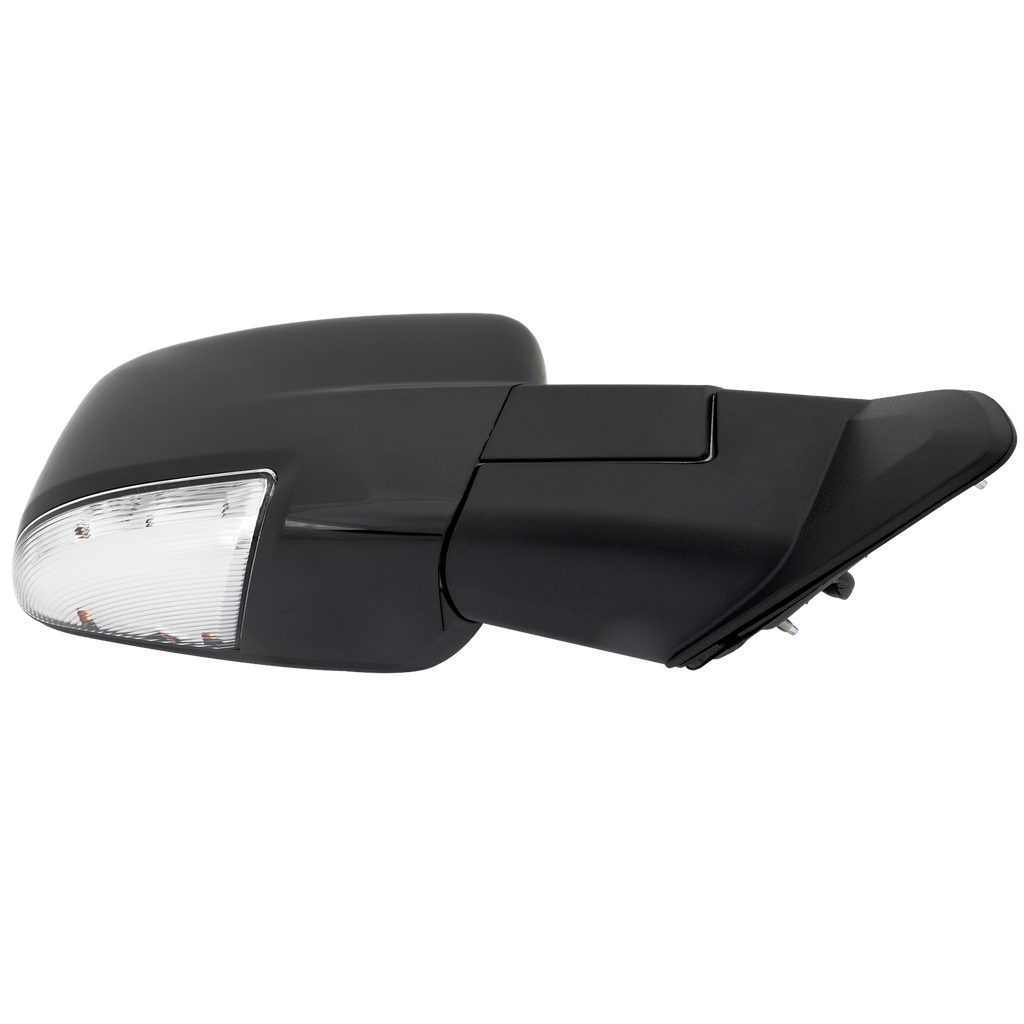 RAM 2500 P/U 17-18 MIRROR RH, Non-Towing, Power, Power Folding, Heated, Paintable, w/ Memory, Puddle Light, and Signal Light, w/o Auto Dimming and BSD