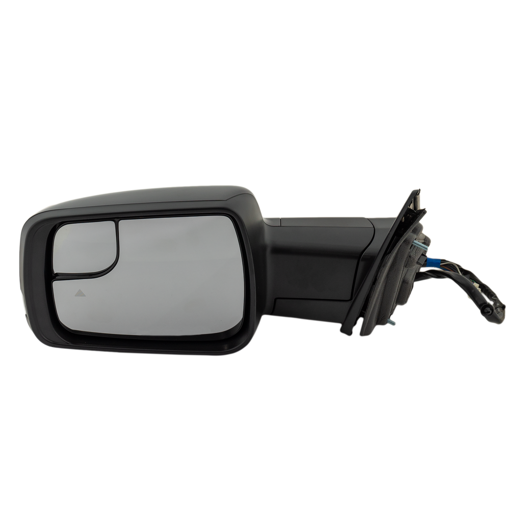RAM 1500 P/U 19-22 MIRROR LH, Power, Power Folding, Heated, Paintable, w/ BSD, Memory, Puddle Light, Signal Light, and Temp Sensor, w/o Surround View Camera, Towing Package