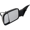 RAM 1500 P/U 19-21 TOWING MIRROR LH, Power, Manual Folding, Heated, Textured, w/ BSD, Puddle Light, Signal Light, and Temp Sensor, w/o Auto Dimming, Camera Hole, and Memory