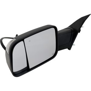 RAM 1500 P/U 19-21 TOWING MIRROR LH, Power, Manual Folding, Heated, Textured, w/ BSD, Puddle Light, Signal Light, and Temp Sensor, w/o Auto Dimming, Camera Hole, and Memory
