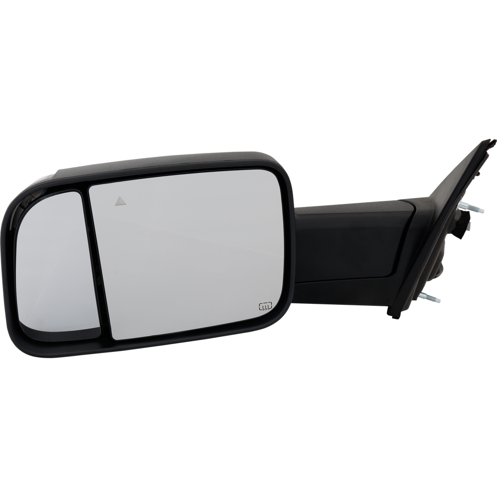 RAM 1500 P/U 19-21 TOWING MIRROR LH, Power, Manual Folding, Heated, Textured, w/ BSD, Puddle Light, Signal Light, and Temp Sensor, w/o Auto Dimming, Camera Hole, and Memory