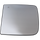 RAM 1500 19-22 MIRROR GLASS LH, Upper, Manual, Towing, Non-Heated, Black Trim, w/o Surround View Camera, Auto Dimming, Signal Light, w/ BSD, and Side Object Sensor, All Cab Types