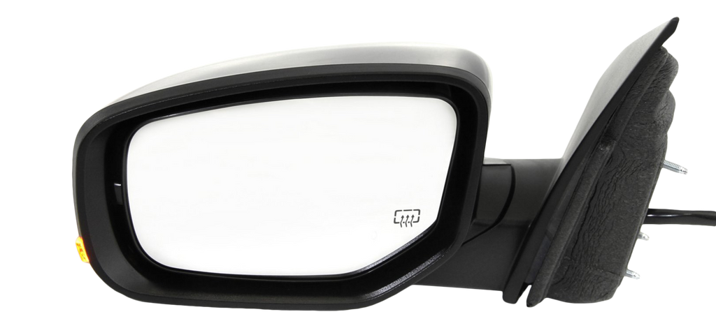 DART 13-15 MIRROR LH, Power, Manual Folding, Heated, Paintable, w/ Puddle and Signal Lights