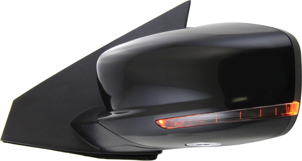 DART 13-15 MIRROR LH, Power, Manual Folding, Heated, Paintable, w/ Puddle and Signal Lights