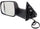 RAM 1500 P/U 12-13 TOWING MIRROR LH, Power, Manual Folding, Heated, Textured, w/ Puddle and Signal Lights
