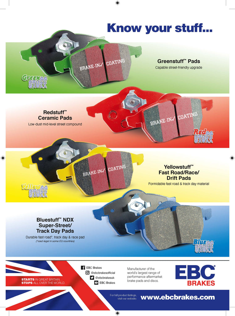 EBC REDSTUFF CERAMIC PADS