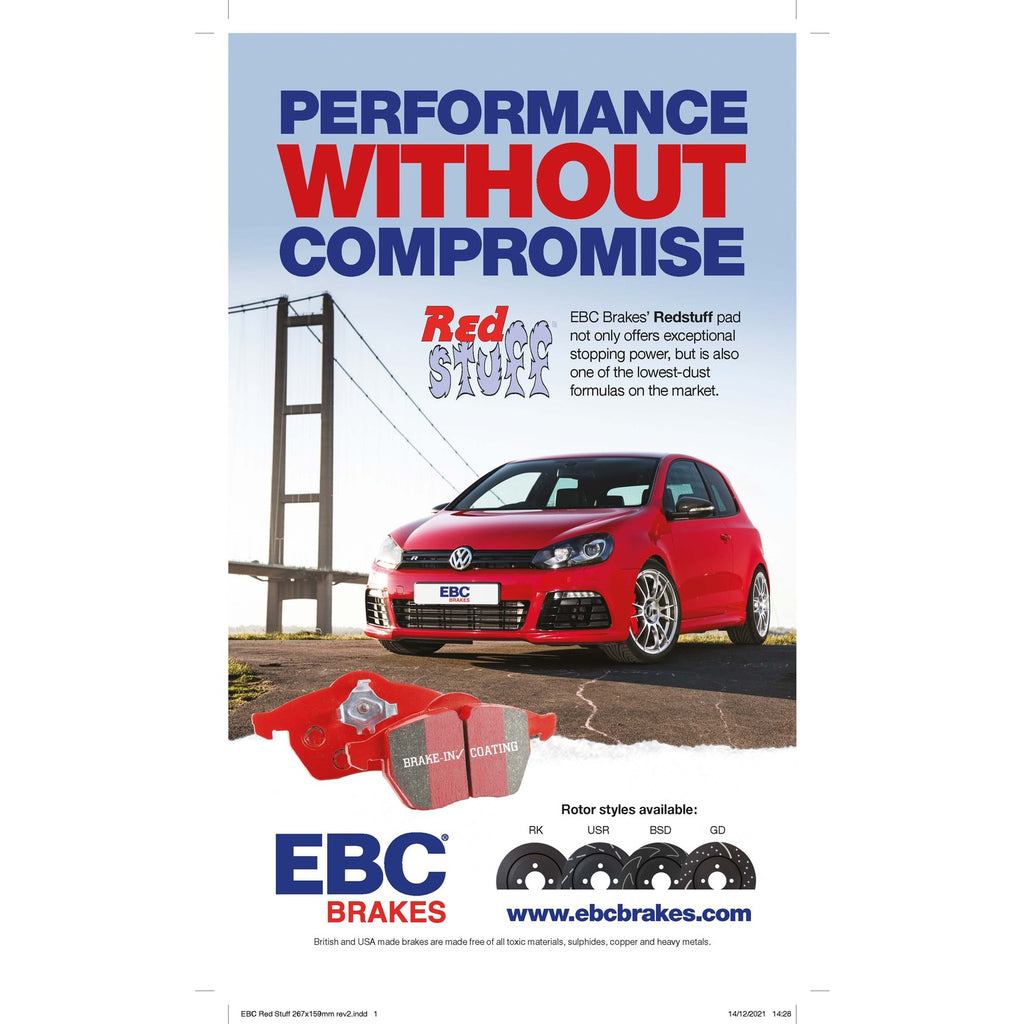 EBC REDSTUFF CERAMIC PADS