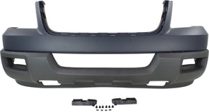 EXPEDITION 03-03 FRONT BUMPER COVER, Upper and Lower, Primed, Platinum, XLT Model, w/o Absorber