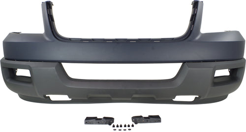 EXPEDITION 03-03 FRONT BUMPER COVER, Upper and Lower, Primed, Platinum, XLT Model, w/o Absorber